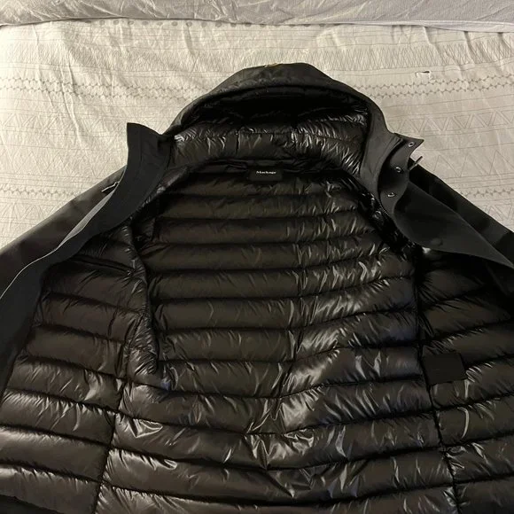 Mackage Black Hooded Down Parka with Removable Down Liner - Picture 4 of 8